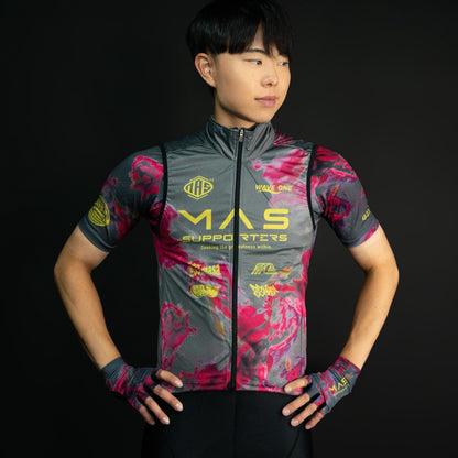 ウインドテックベスト - MAS SUPPORTERS 2026 (gray)