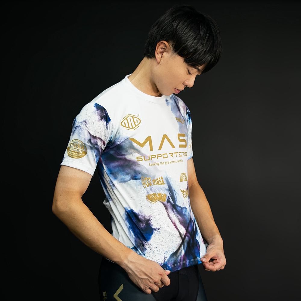 Tシャツ（タイトフィット） - MAS SUPPORTERS 2026 (white)