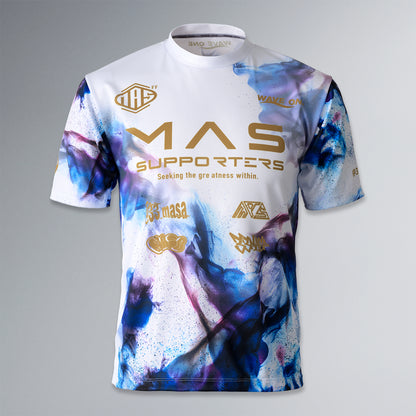 Tシャツ（タイトフィット） - MAS SUPPORTERS 2026 (white)