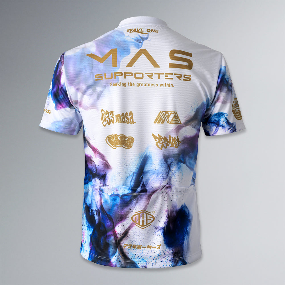 Tシャツ（タイトフィット） - MAS SUPPORTERS 2026 (white)
