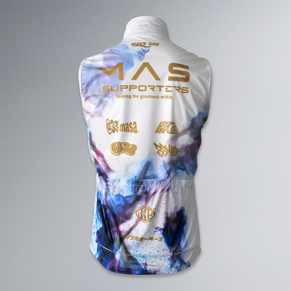 ウインドテックベスト - MAS SUPPORTERS 2026 (white)