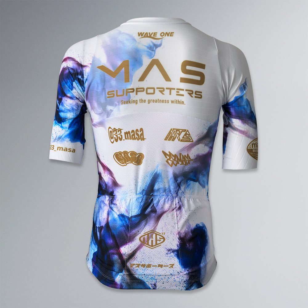 レジェフィットスピード半袖ジャージ - MAS SUPPORTERS 2026 (white)