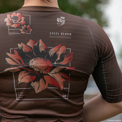 レジェフィットスピード半袖ジャージ（STEEL BLOOM）